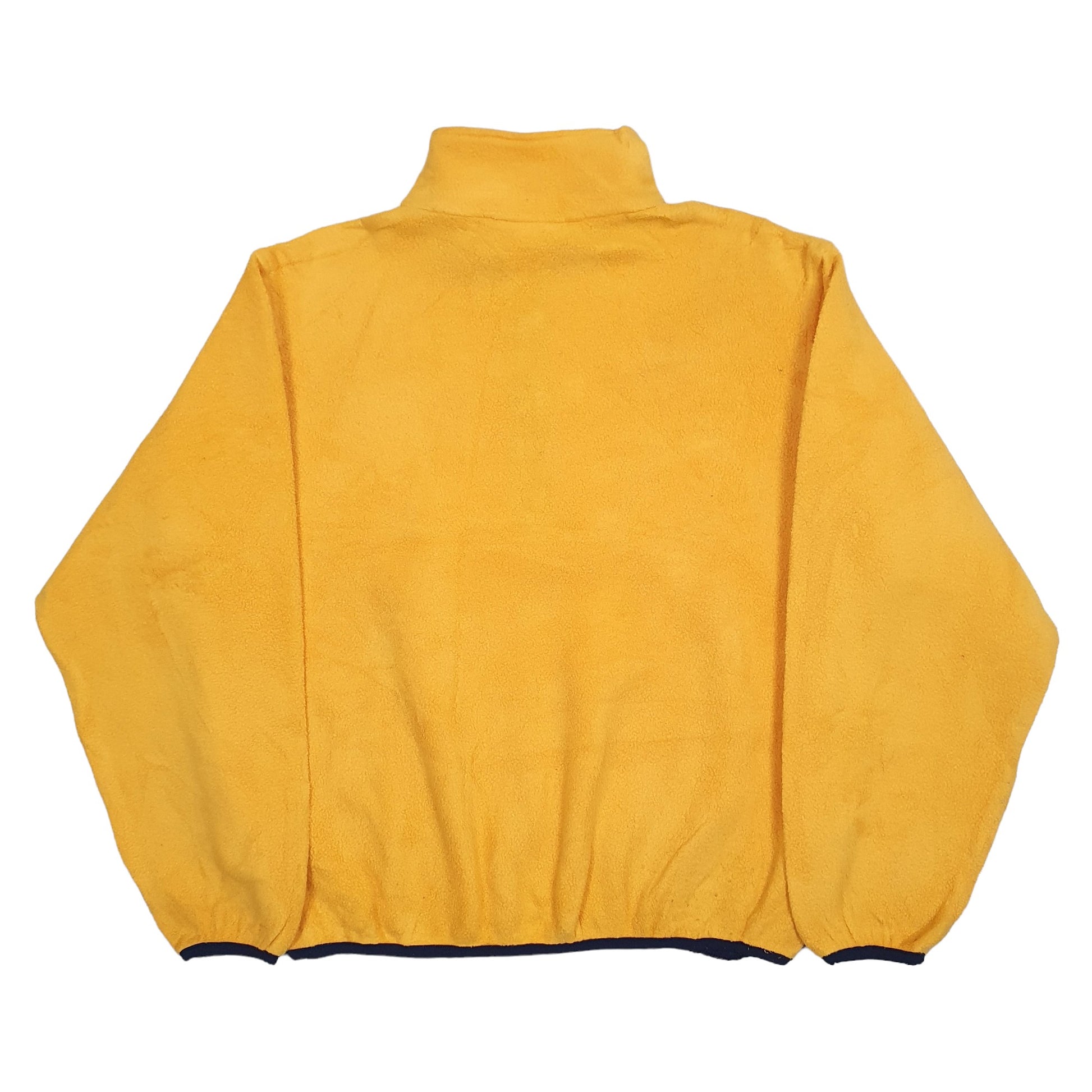 LL Bean Quarter Zip Fleece L Yellow