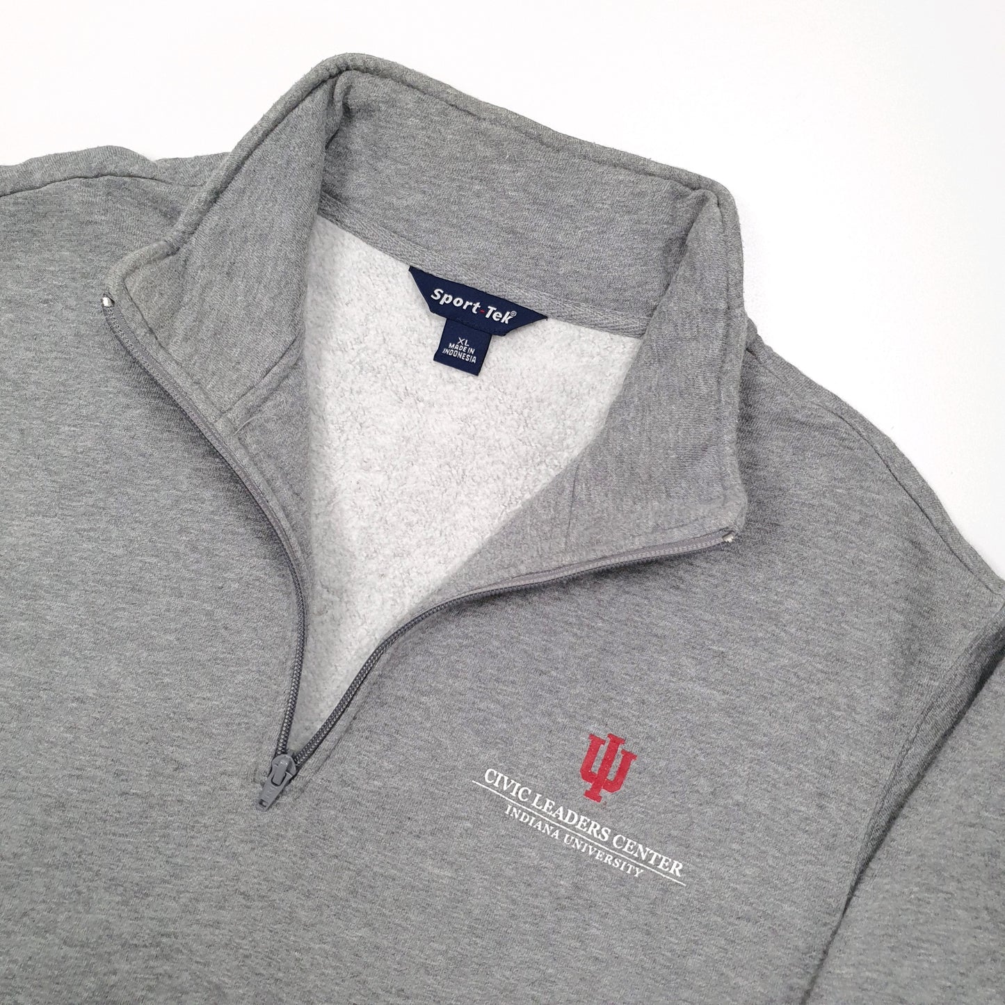 Sport Tek USA College Quarter Zip XL Grey