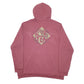 Mens Burgundy Adidas Five Ten Logo Hoodie Jumper