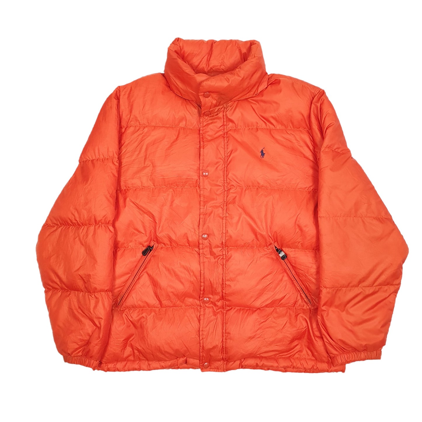 Mens Orange Polo Ralph Lauren  Puffer Jacket Coat
