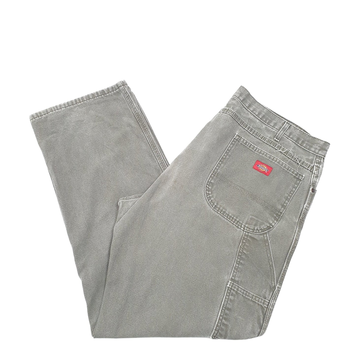 Mens Khaki Dickies  Carpenter Trousers