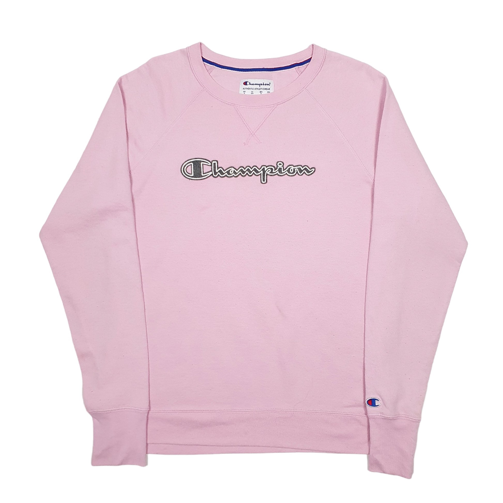 Womens Pink Champion  Crewneck Jumper