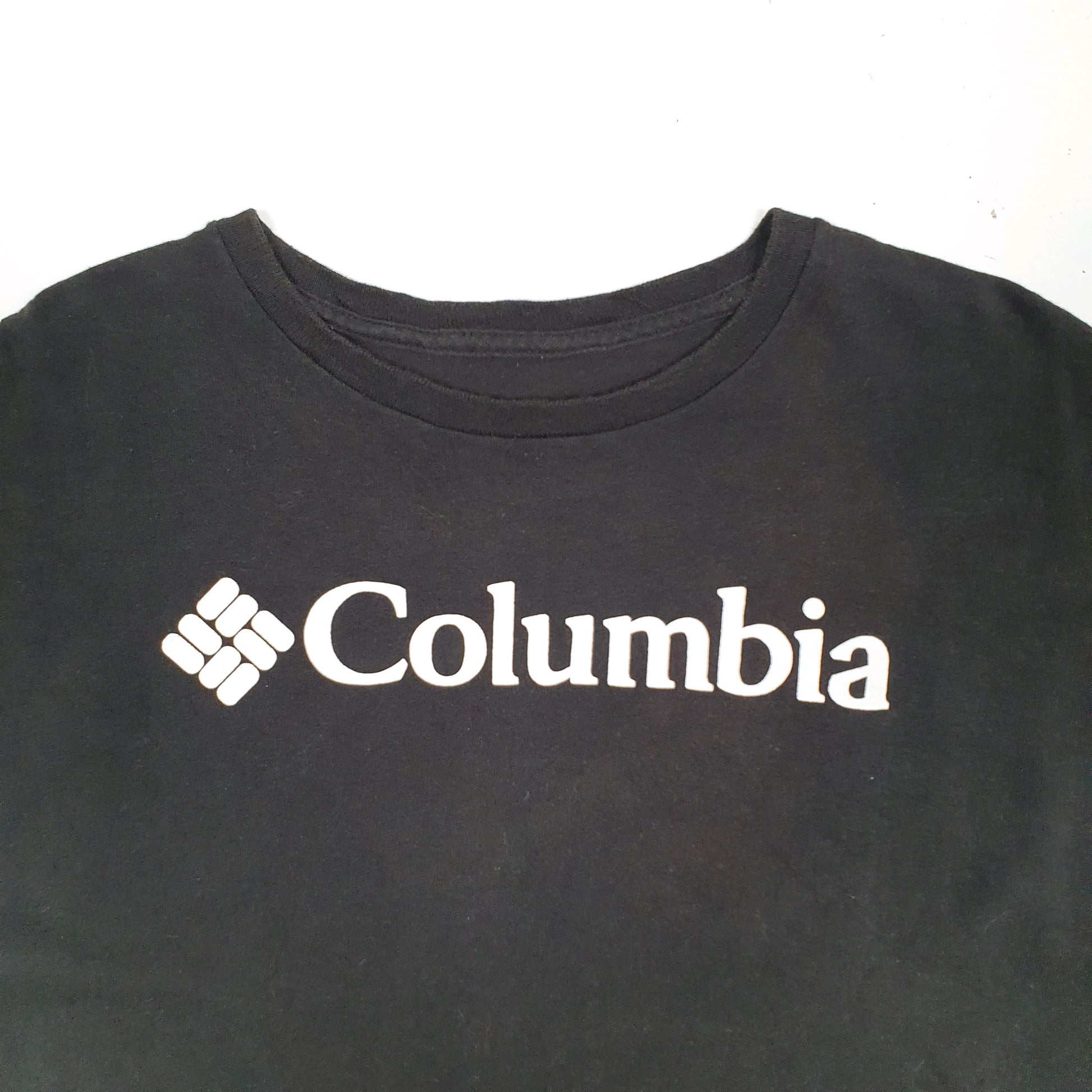 Mens Black Columbia Sportswear Spellout Short Sleeve T Shirt