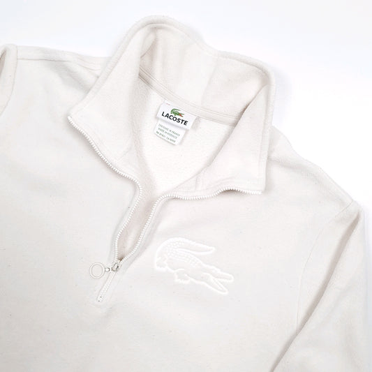 Lacoste Quarter Zip Fleece M Cream