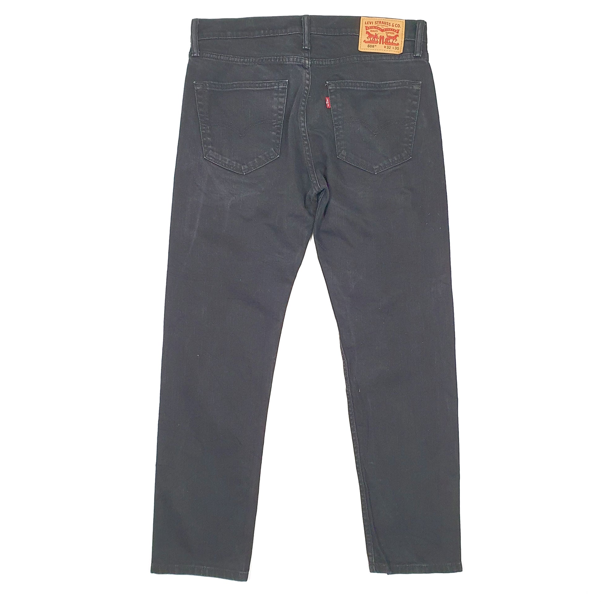 Levis 508 Tapered Fit Jeans W32 L29 Black