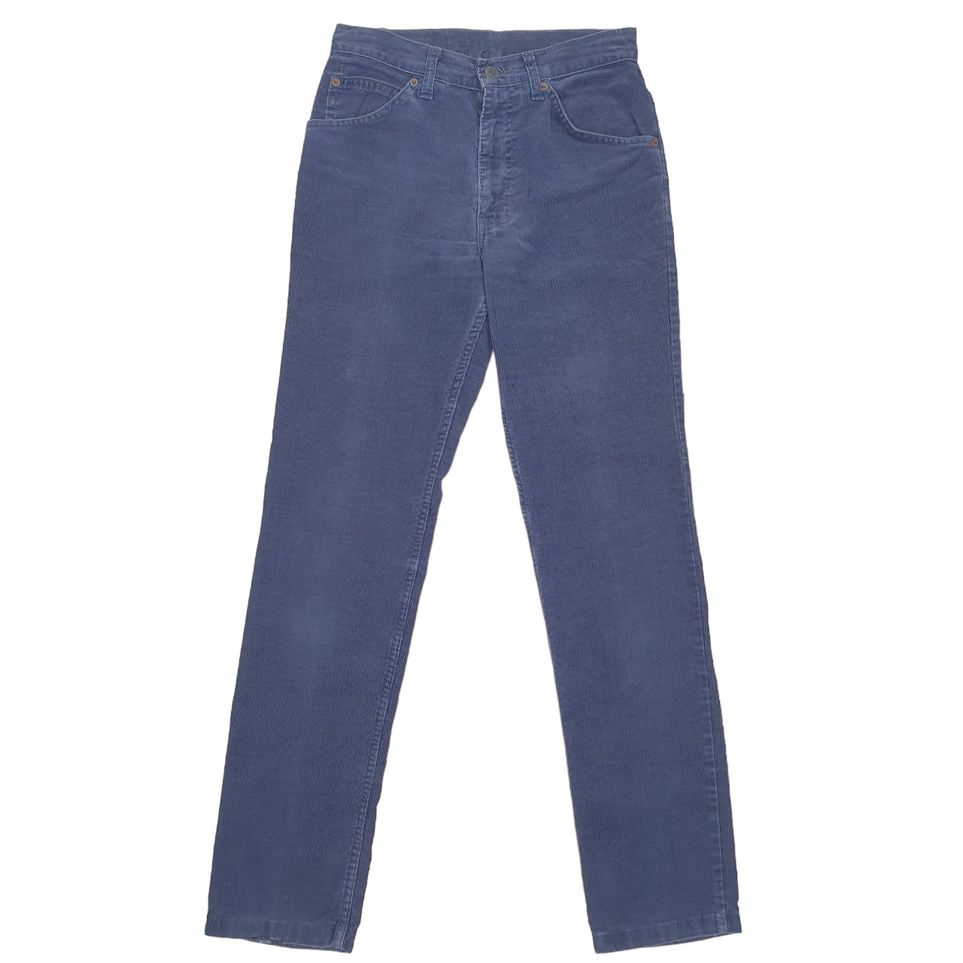 Mens Navy Levis 631 Corduroy Trousers