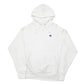 Mens White Champion Reverse Weave Hoodie Jumper