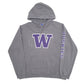 Mens Grey Champion USA College Huskies Hoodie Jumper