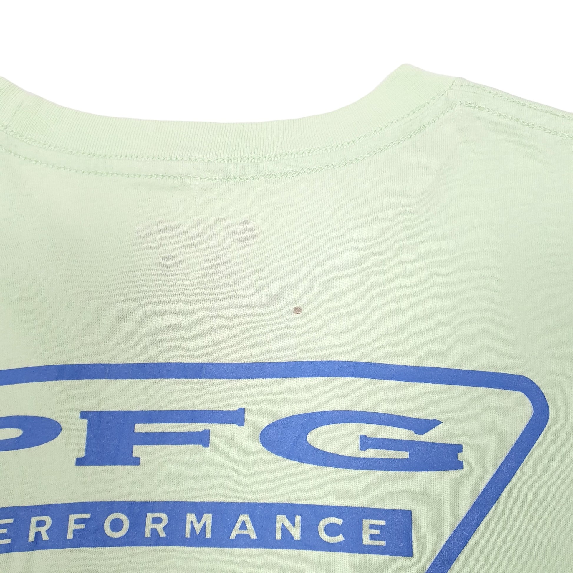 Mens Green Columbia Sportswear Performance Fishing Gear PFG Short Sleeve T Shirt