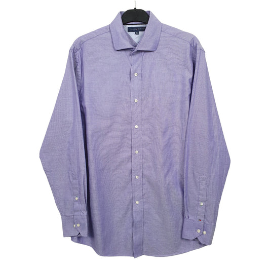 Tommy Hilfiger Long Sleeve Regular Fit Shirt Purple