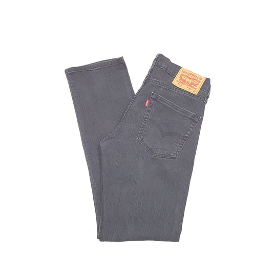 Levis 514 Straight Fit Jeans W30 L30 Black