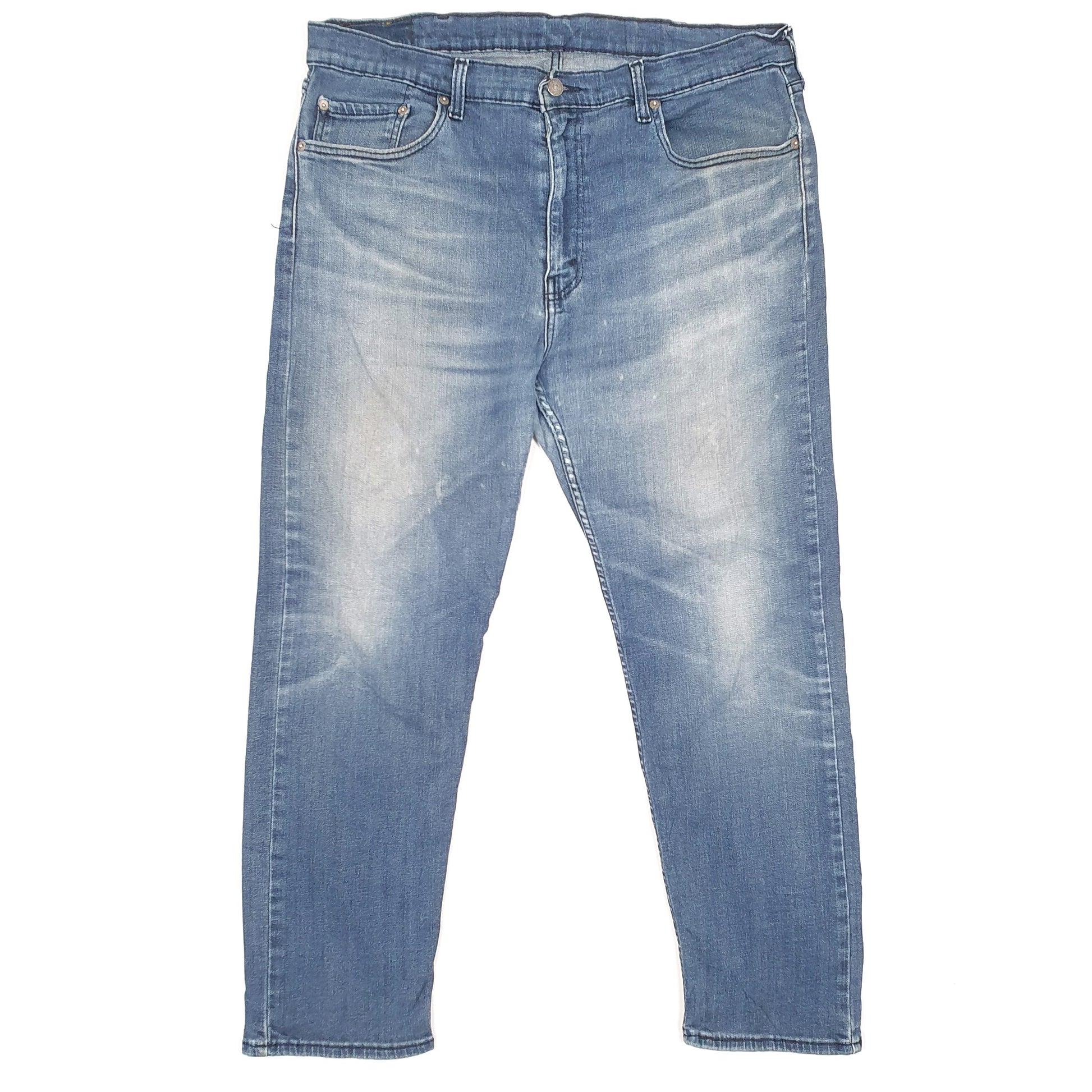Levis 502 Regular Fit Tapered Repair Needed Jeans W38 L27 Blue