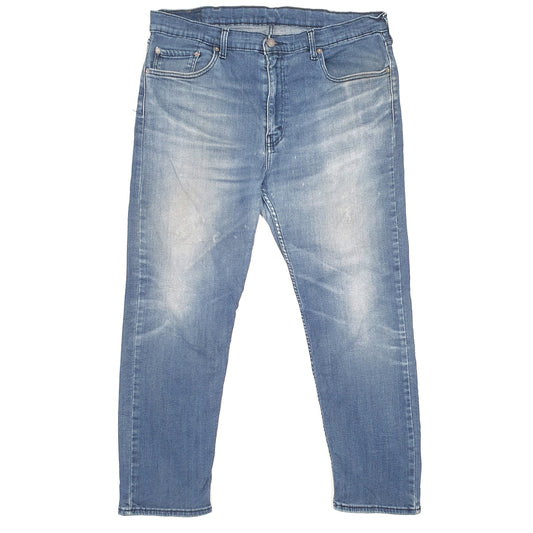 Levis 502 Regular Fit Tapered Repair Needed Jeans W38 L27 Blue