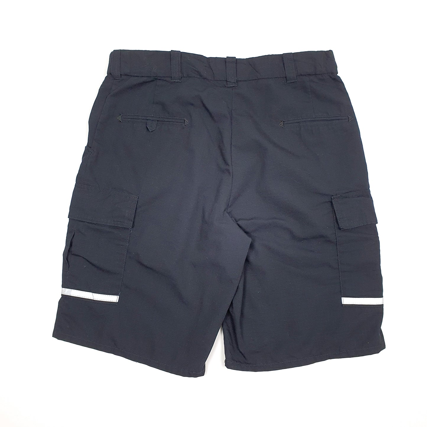 Mens Navy Horace Small Chino Feflective Workwear Cargo Shorts