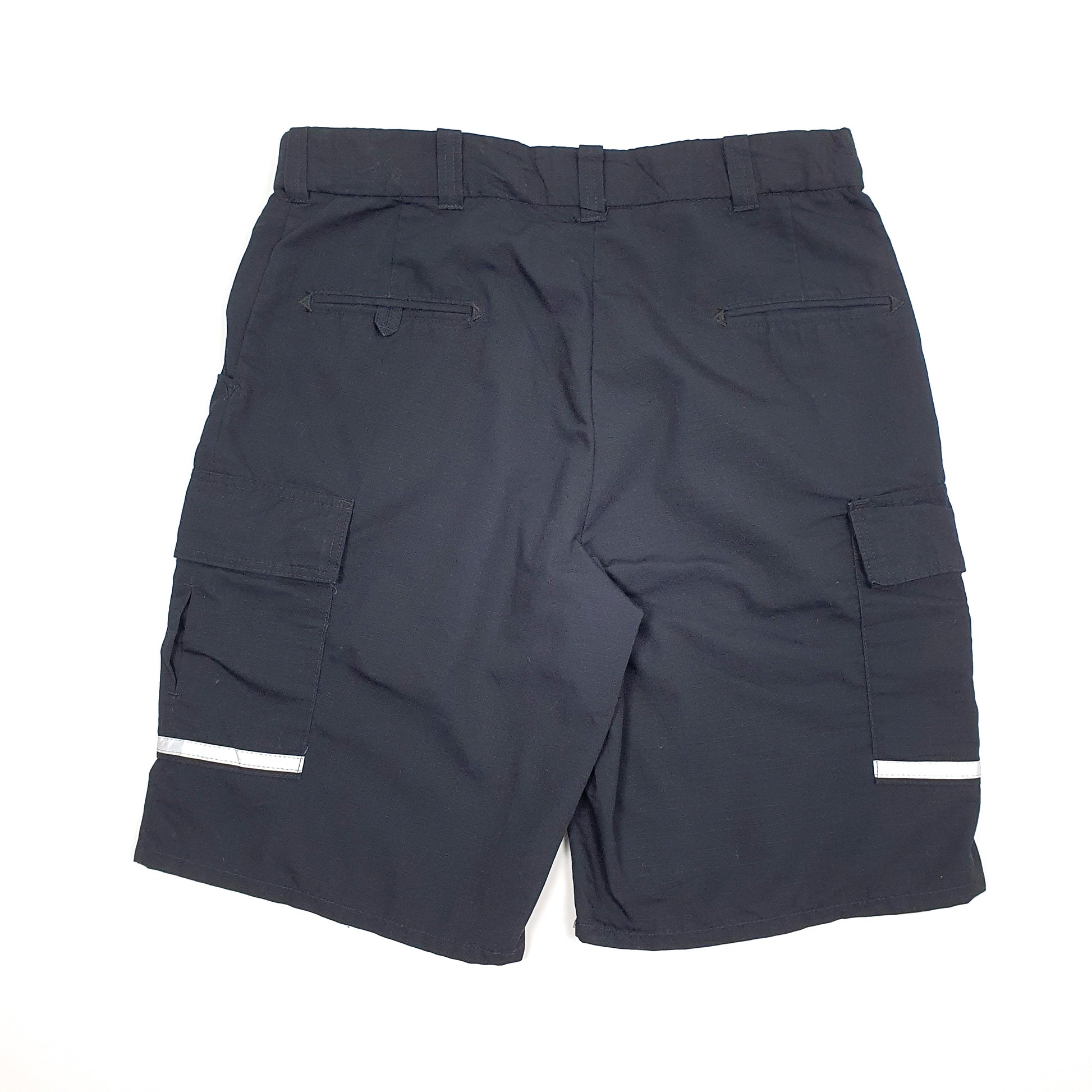 Mens Navy Horace Small Chino Feflective Workwear Cargo Shorts