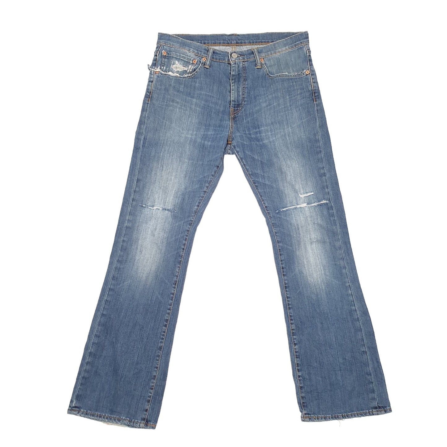 Levis 527 Bootcut Fit Jeans W34 L30 Blue