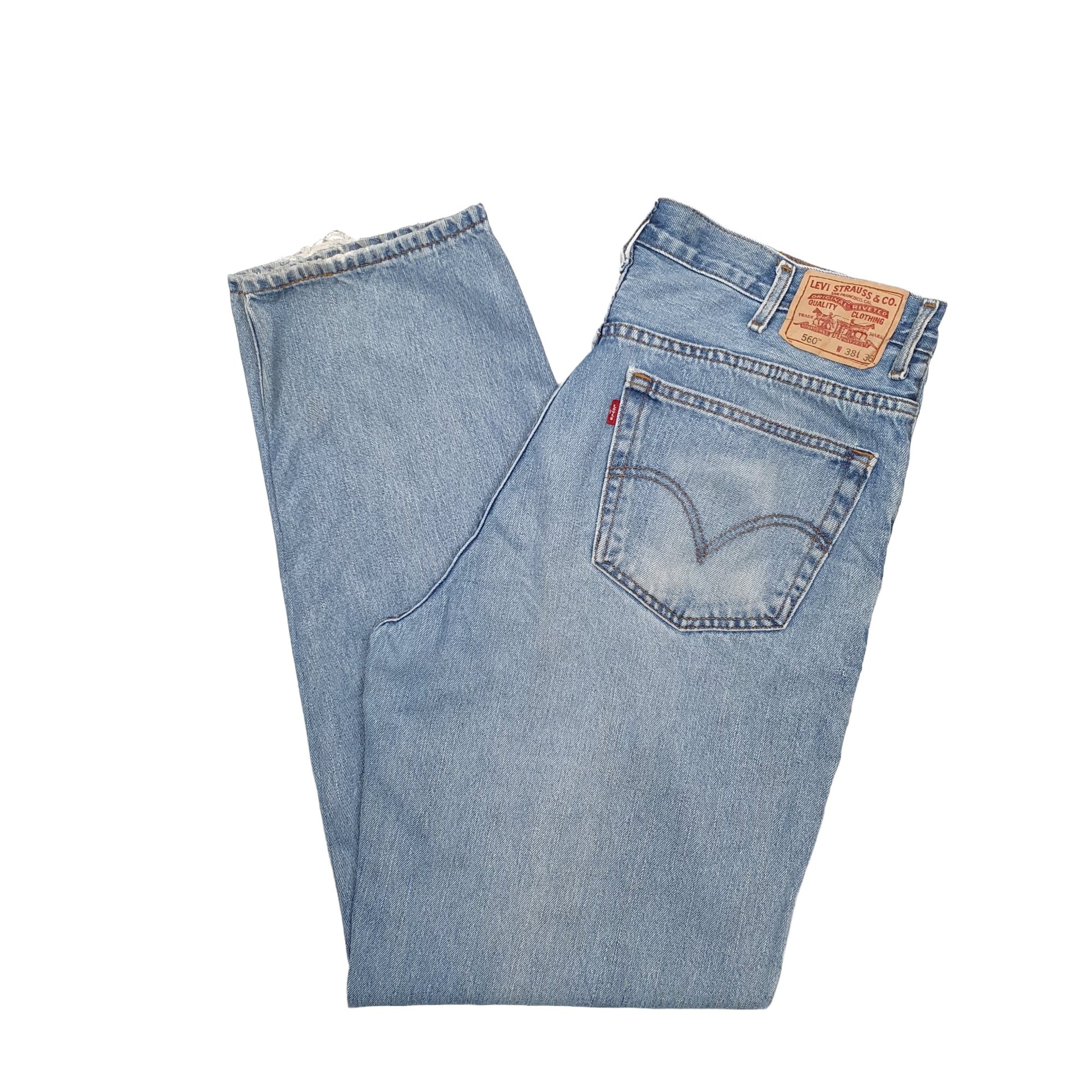 Levis 560 Loose Fit Jeans W38 L36 Blue