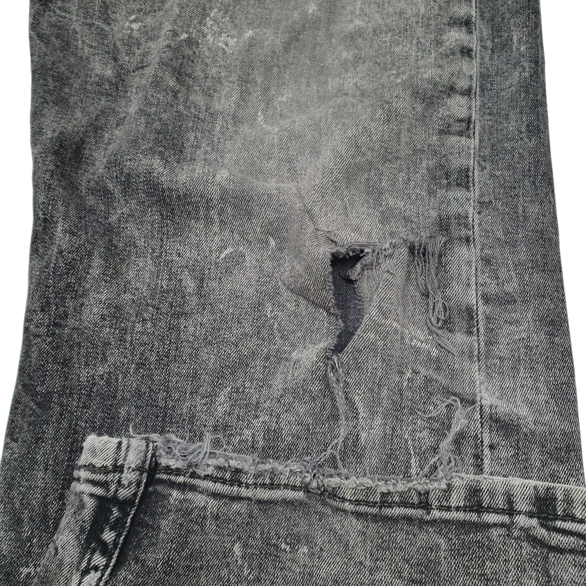 Levis 569 Loose Fit Stretch Jeans W38 L30 Grey