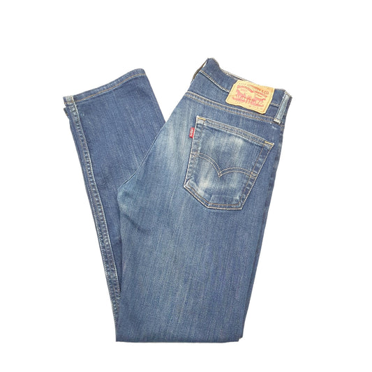 Levis 513 Slim Fit Jeans W30 L29 Blue
