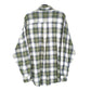 Cabela's Flannel Shacket Tall Long Sleeve Regular Fit Check Shirt Green