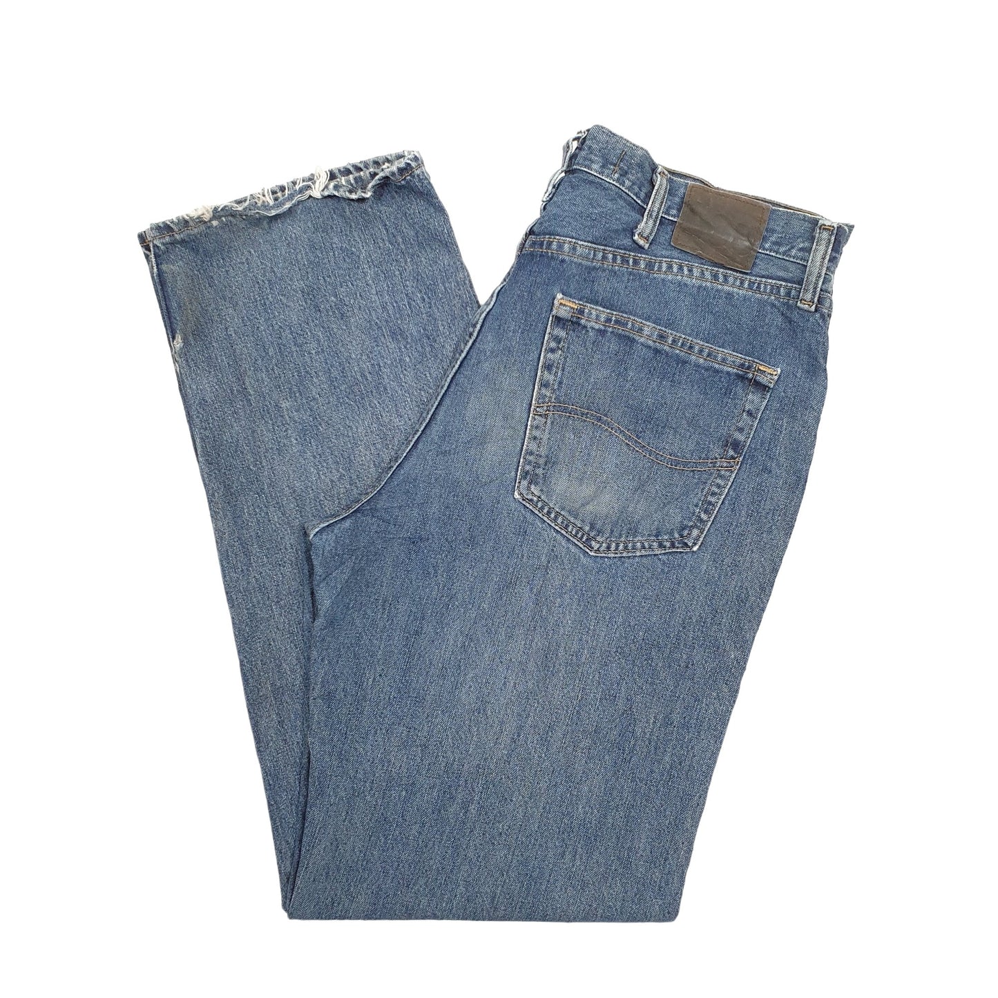 Lee Regular Straight Fit Jeans W34 L32 Blue