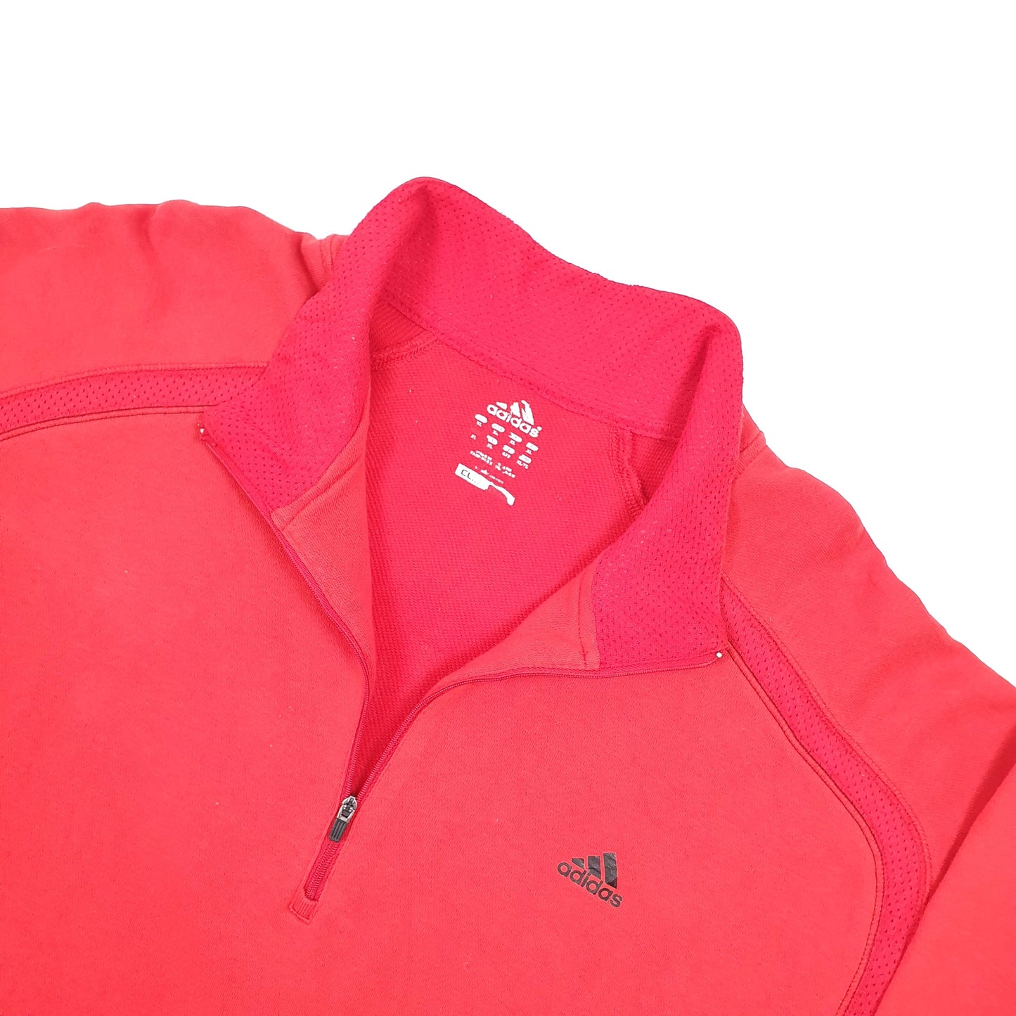 Adidas Quarter Zip XL Red