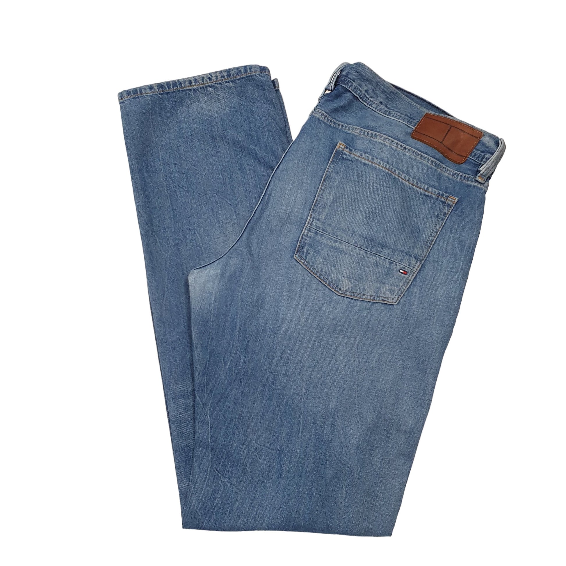 Mens Blue Tommy Hilfiger Low Hudson JeansW38 L36