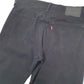 Levis 514 Straight Fit Jeans W34 L30 Black
