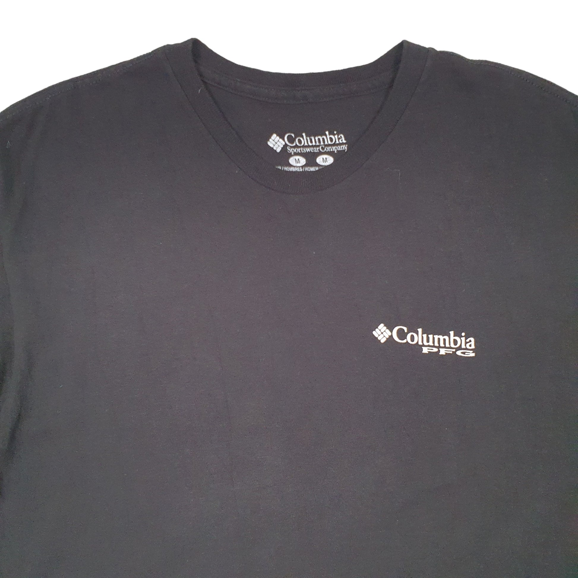 Mens Black Columbia Sportswear  Short Sleeve T Shirt