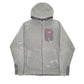 Mens Grey The North Face Sherpa Hoodie Full Zip Jumper