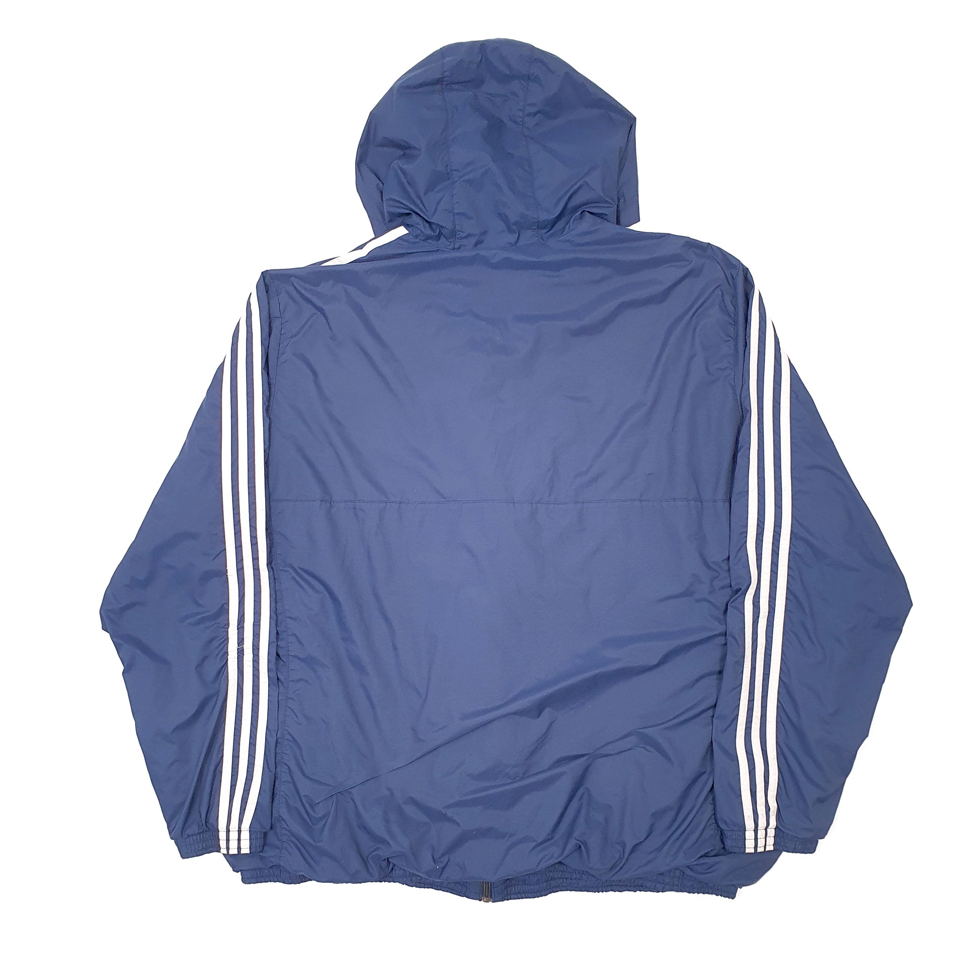 Mens Navy Adidas  Windbreaker Coat