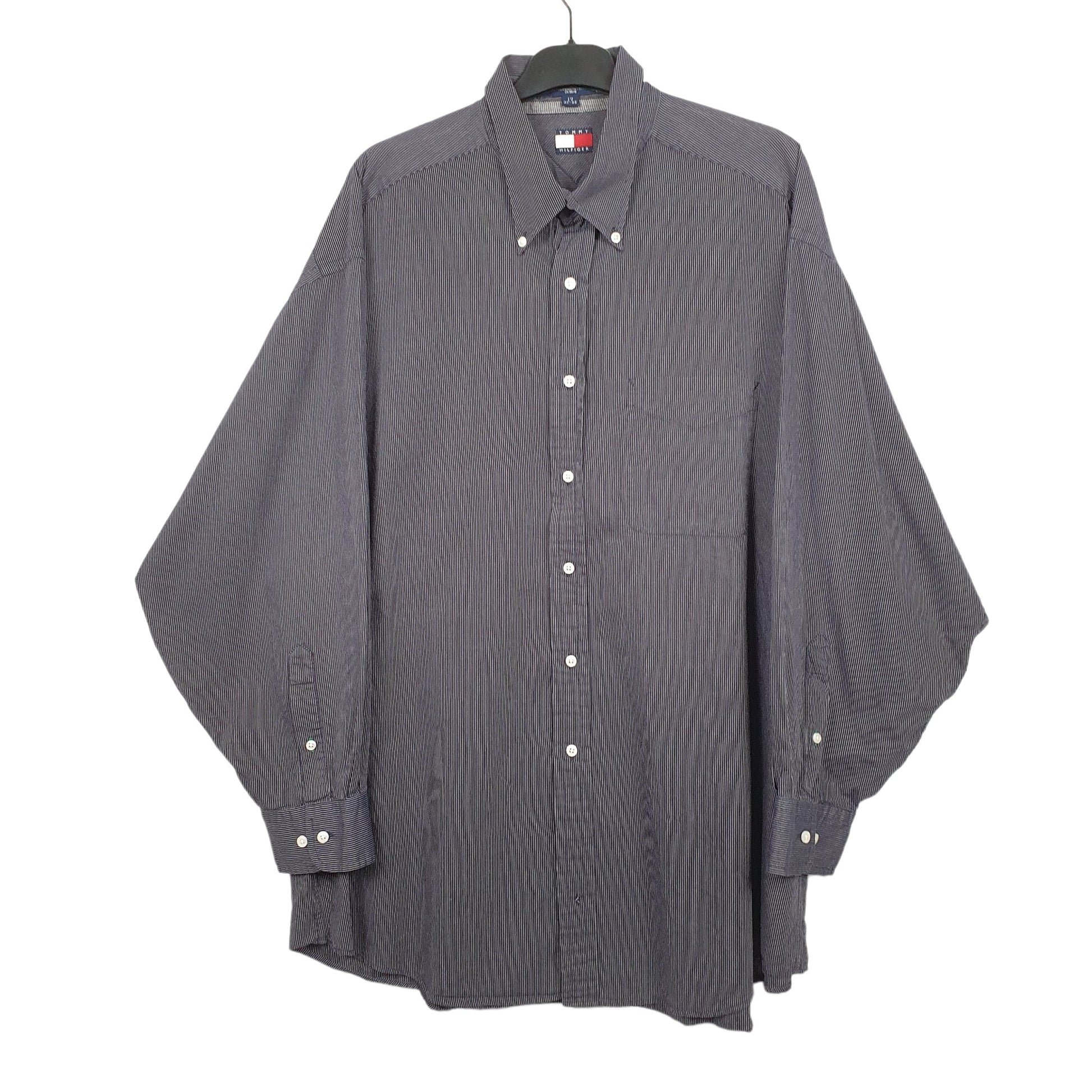 Mens Blue Tommy Hilfiger  Long Sleeve Shirt