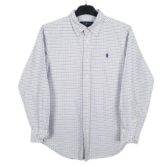 Ralph Lauren Long Sleeve Regular Fit Check Shirt White