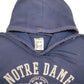 Mens Navy Adidas Notre Dame Football Hoodie Jumper