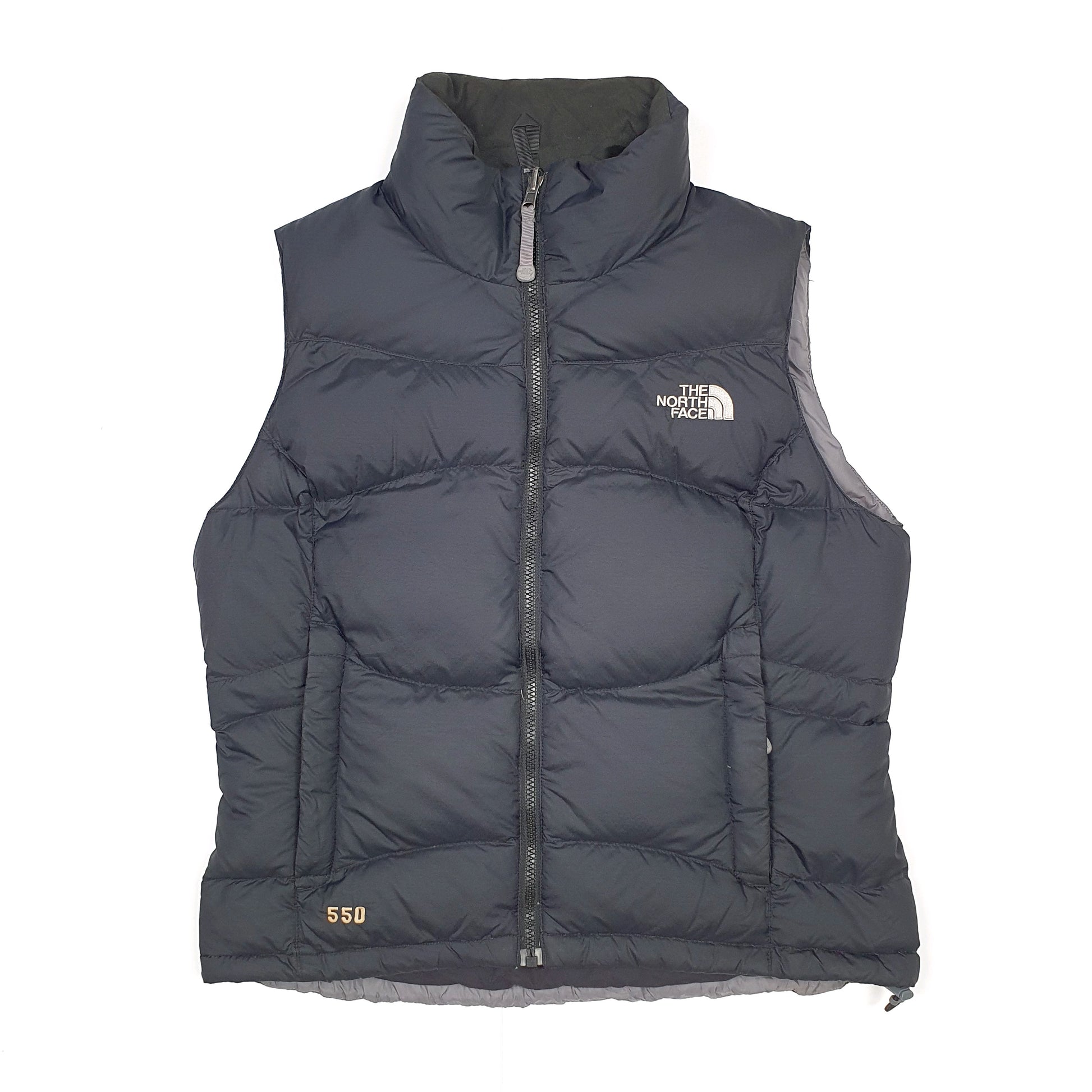 Black The North Face Puffer Gilet Coat