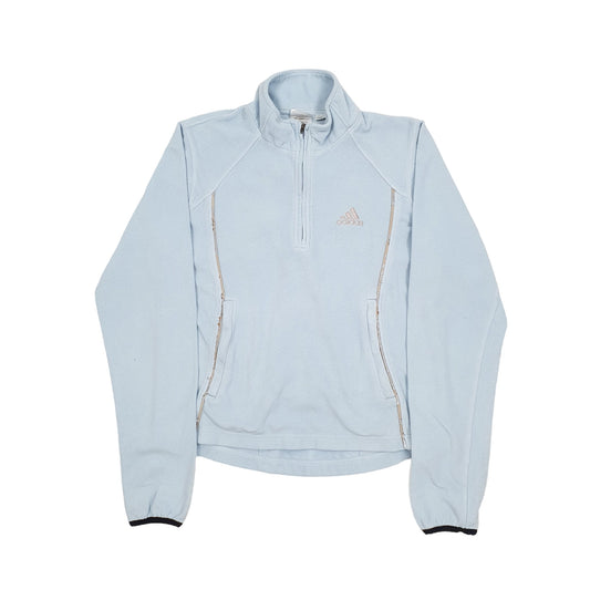 Adidas Quarter Zip Fleece 10 Blue