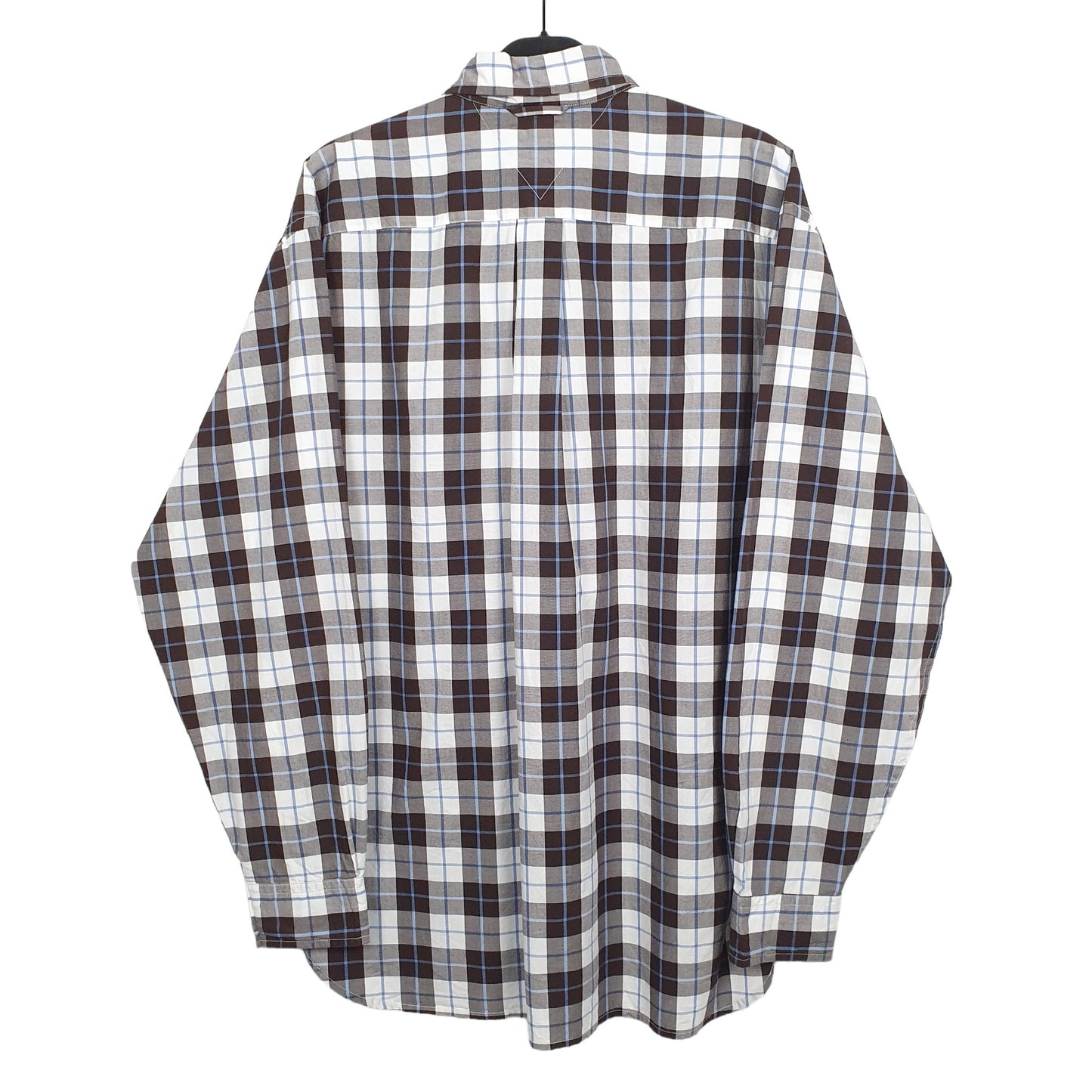 Tommy Hilfiger Long Sleeve Regular Fit Check Shirt Brown