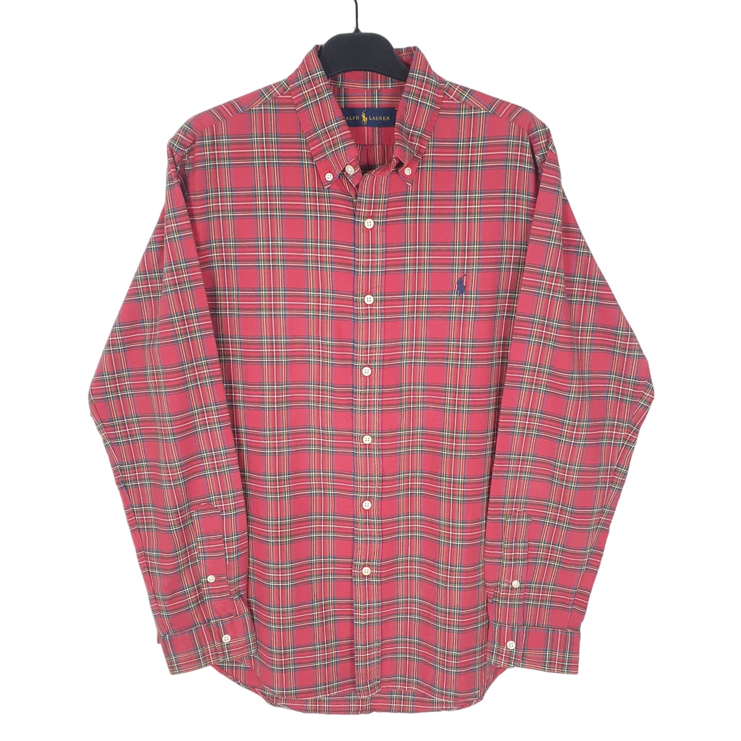 Ralph Lauren Long Sleeve Regular Fit Check Shirt Red