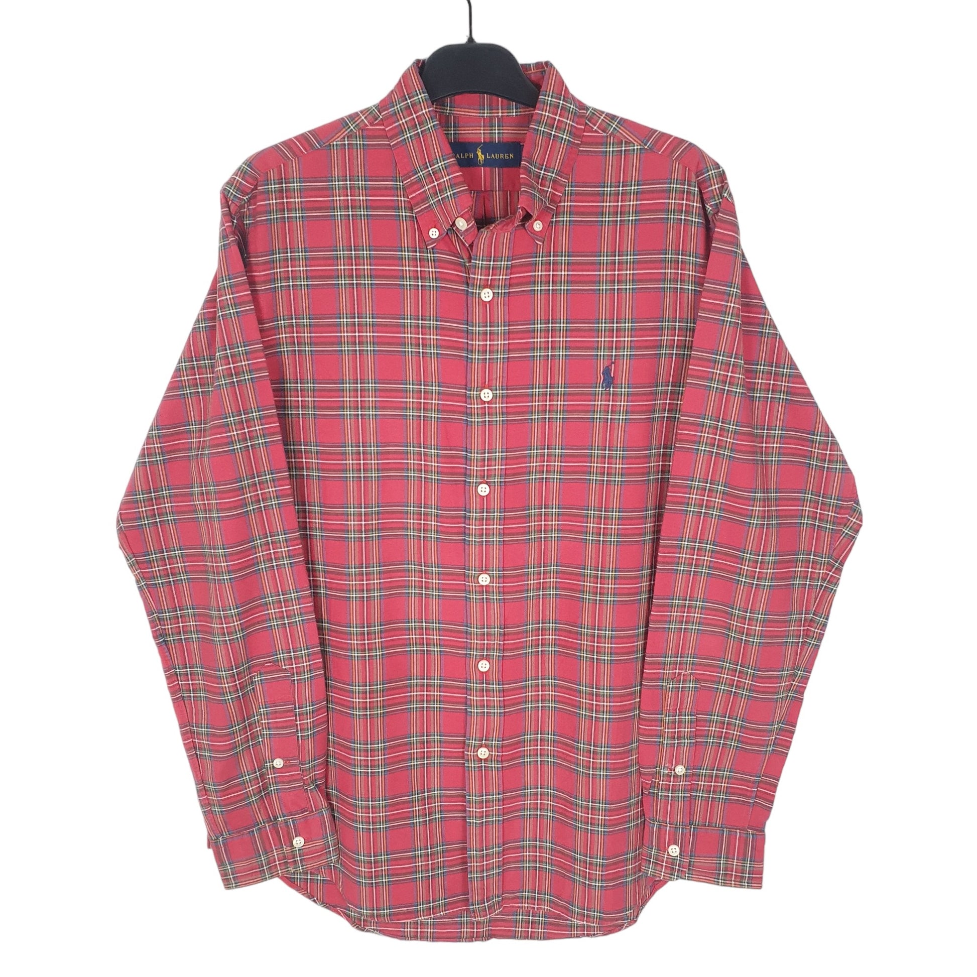 Ralph Lauren Long Sleeve Regular Fit Check Shirt Red