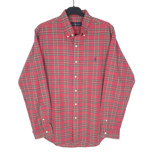 Ralph Lauren Long Sleeve Regular Fit Check Shirt Red