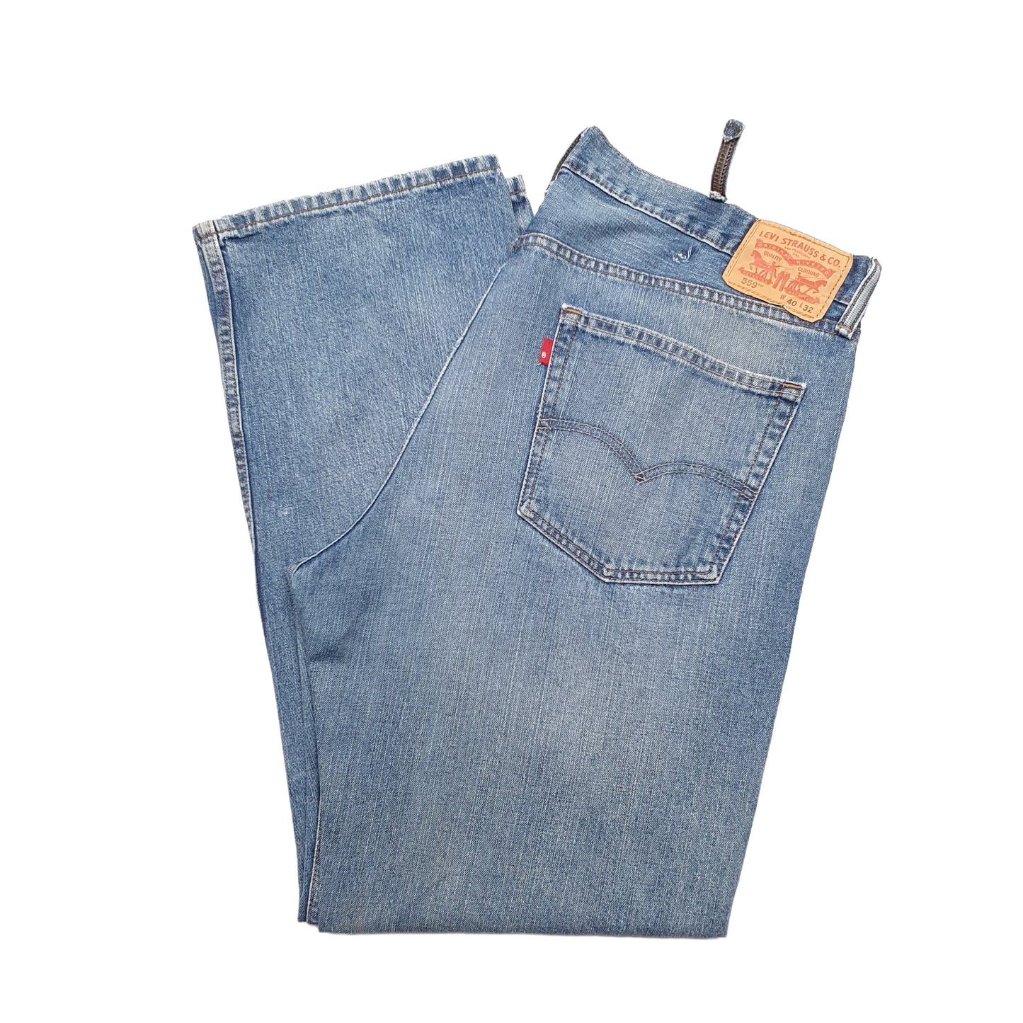Levis 559 Relaxed Fit Jeans W40 L32 Blue
