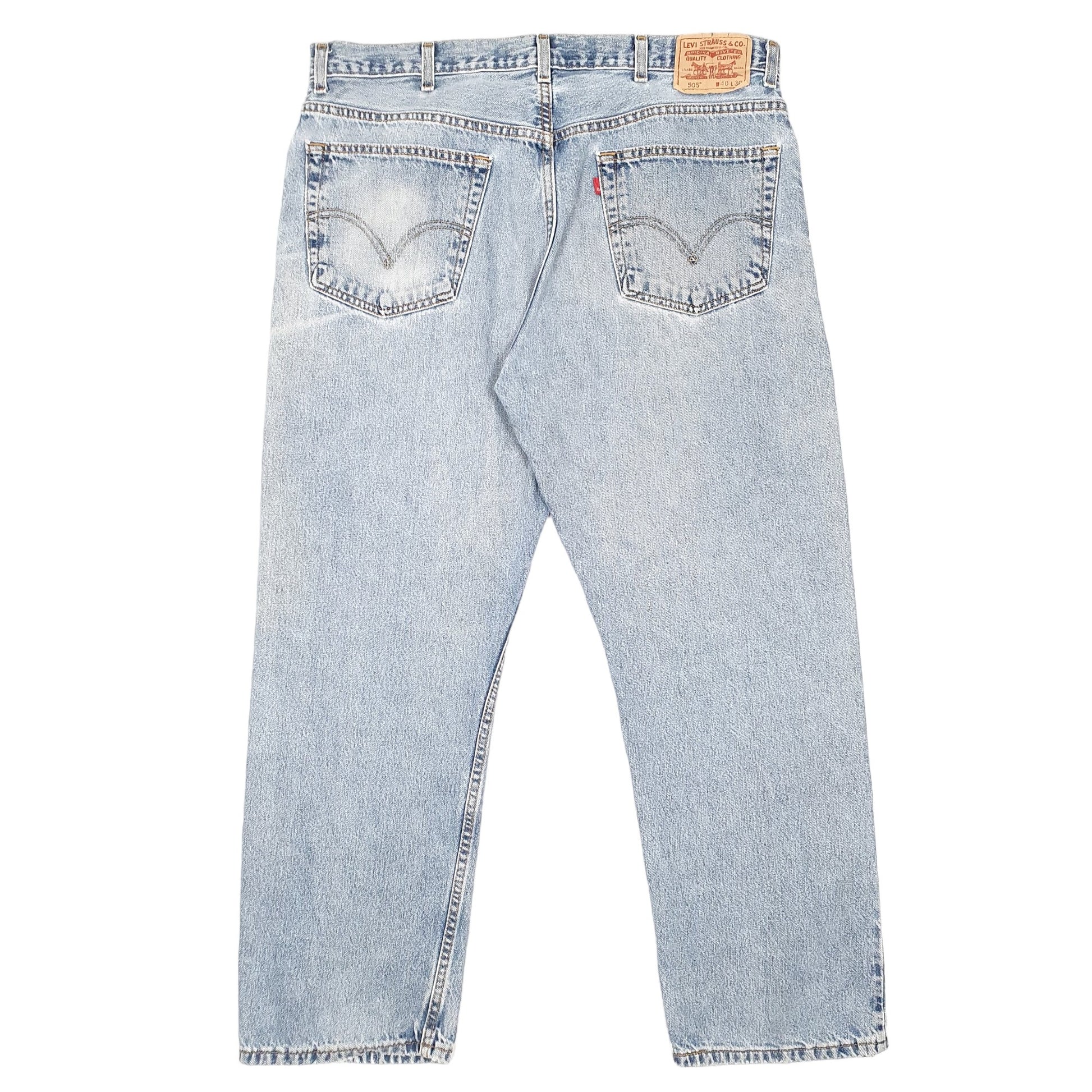 Mens Blue Levis  505 JeansW40 L30