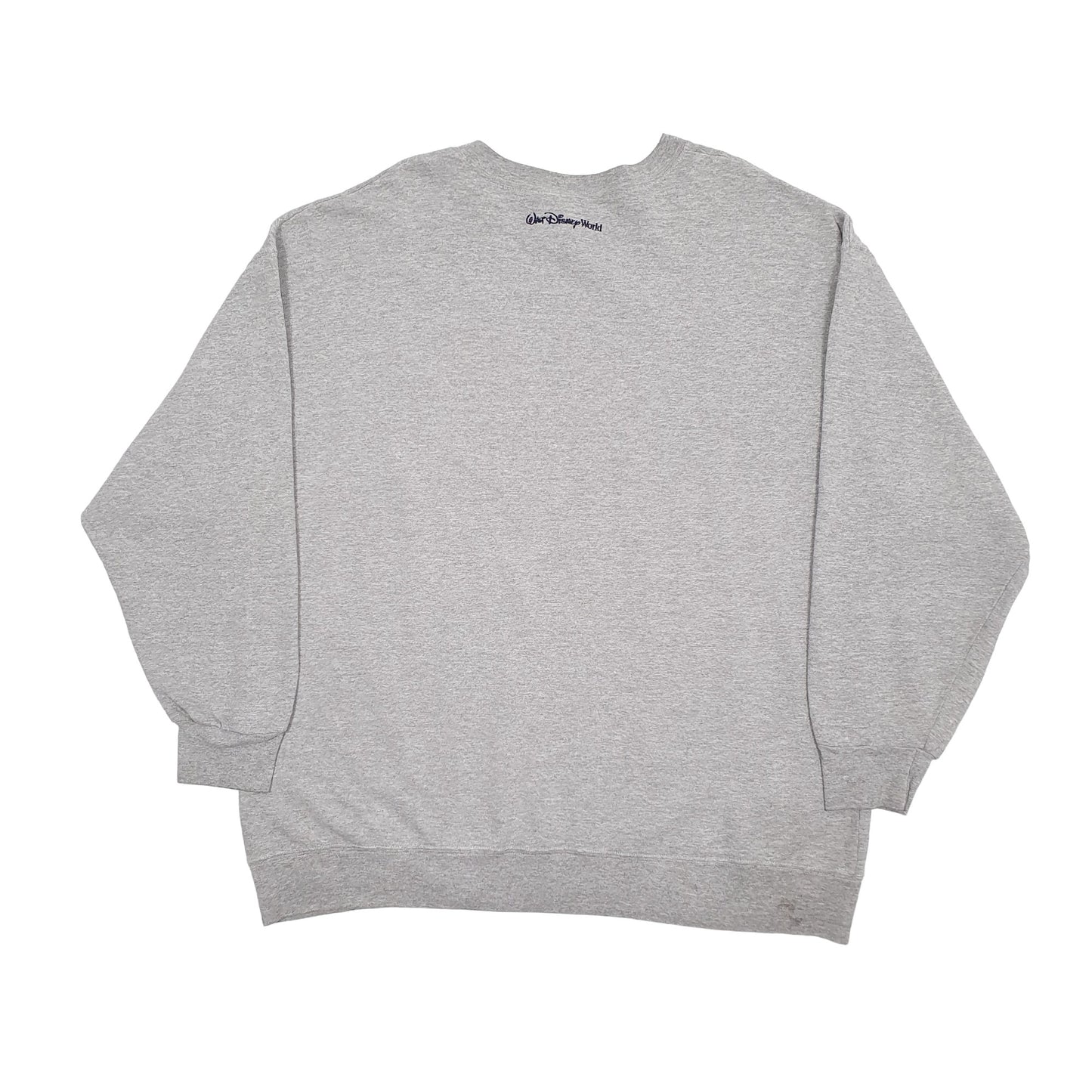 Mens Grey Disney World Mickey Crewneck Jumper
