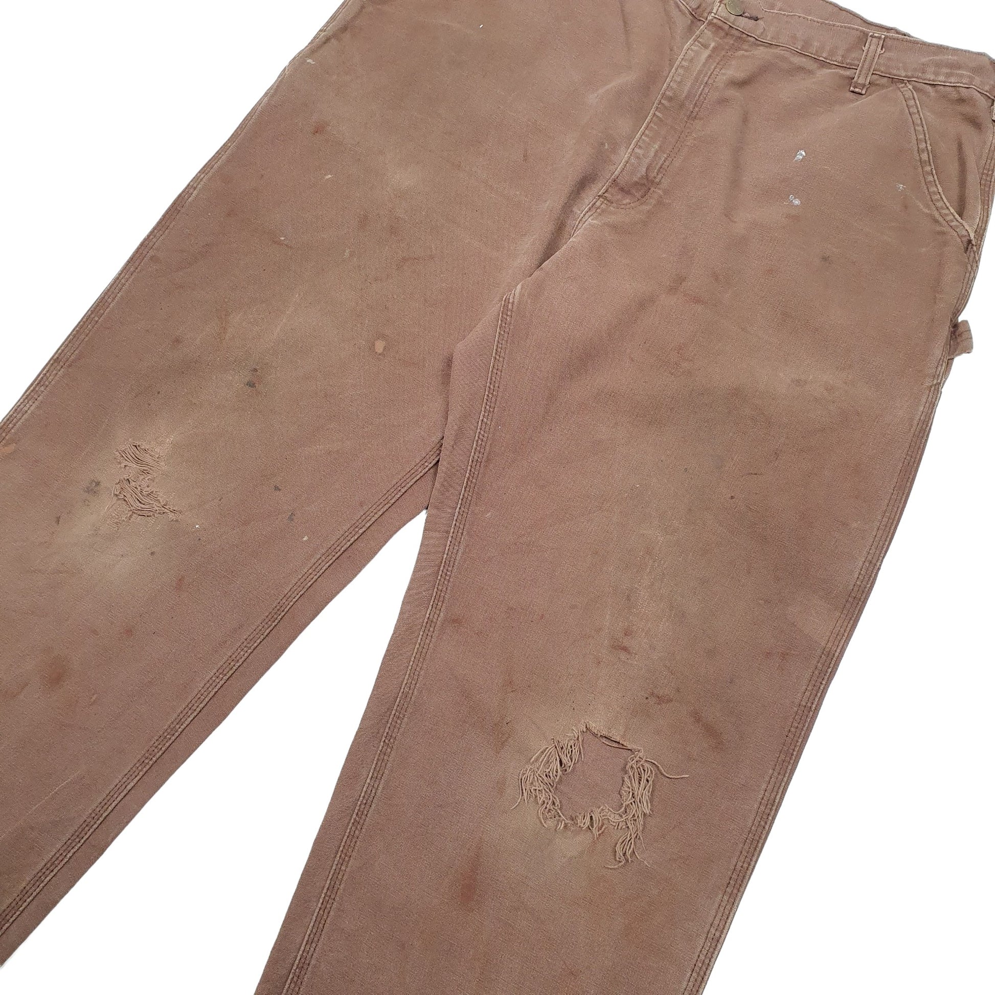 Mens Brown Carhartt  Carpenter Trousers