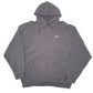 Mens Black Nike Vintage 90s Swoosh Hoodie Jumper
