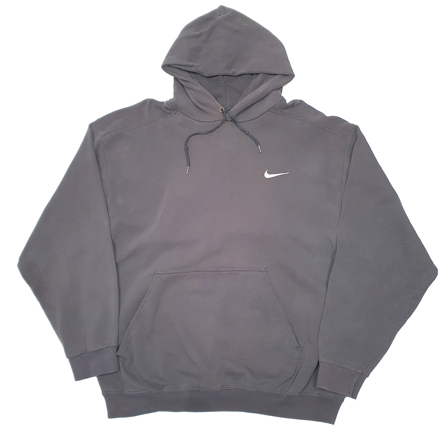 Mens Black Nike Vintage 90s Swoosh Hoodie Jumper