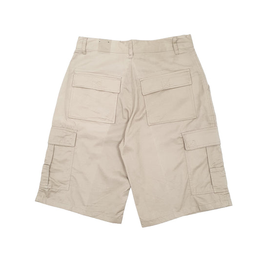 Mens Beige Nevada Combat Cargo Shorts