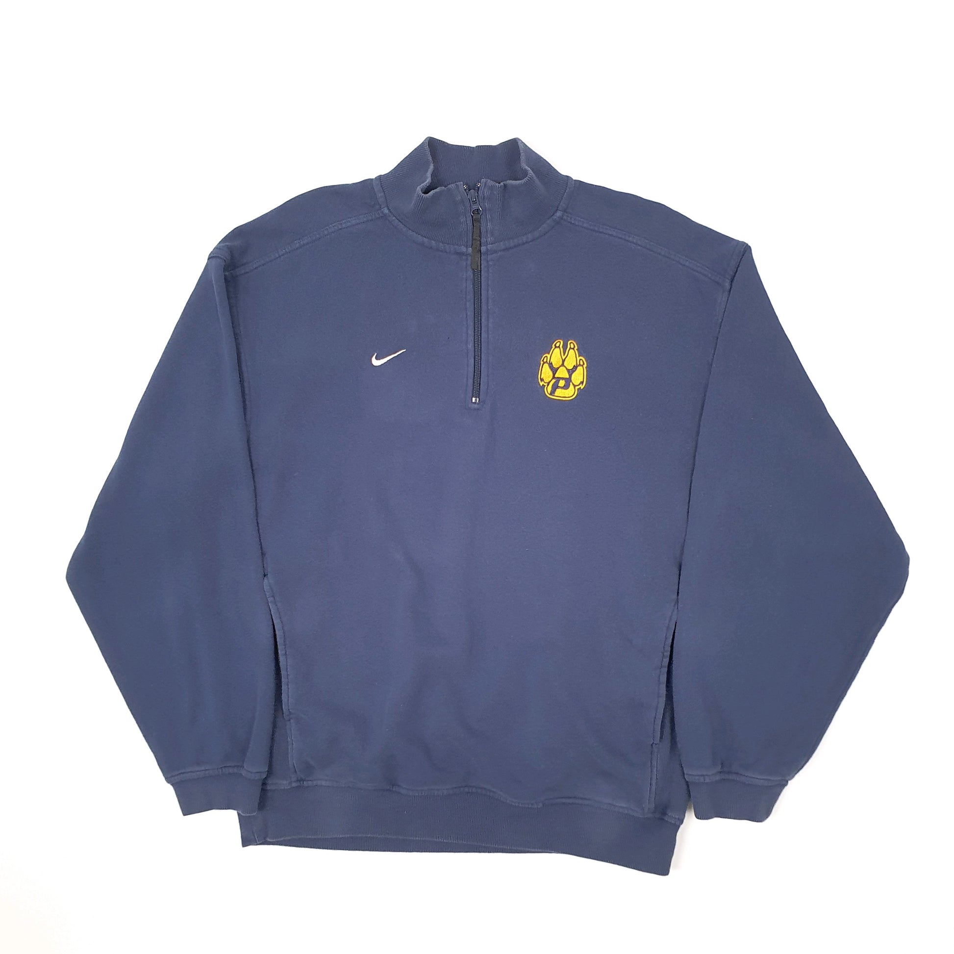 Mens Navy Nike USA College Quarter Zip Jumper