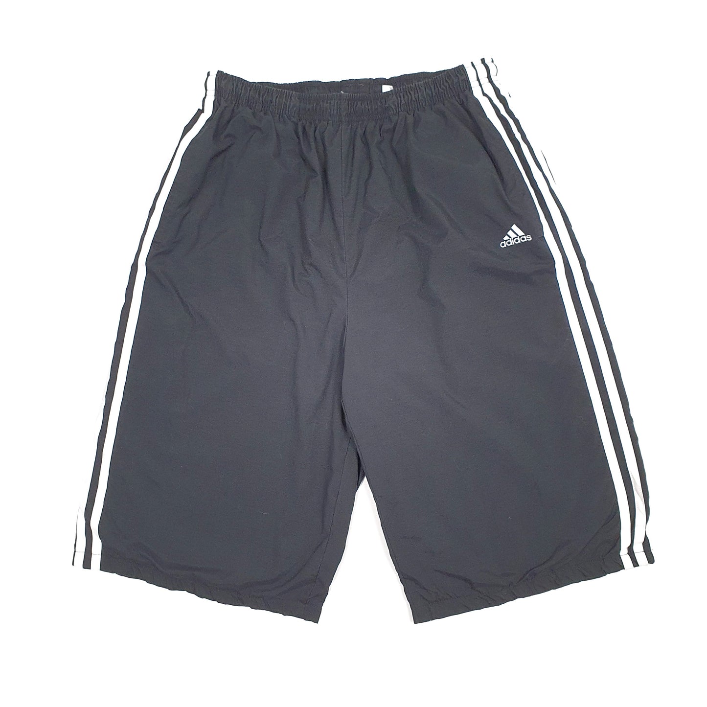 Adidas Cotton Lined Black Sport Shorts W30 Black