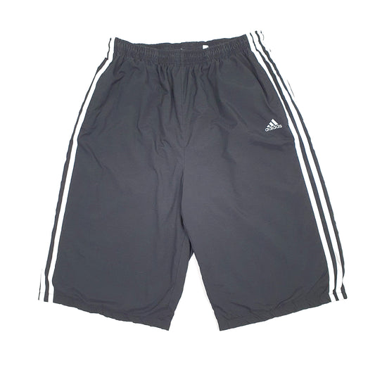 Adidas Cotton Lined Black Sport Shorts W30 Black